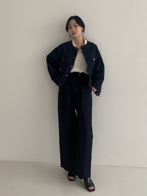 別注』Lee101×ROSSO NOCOLLAR SHORT JACKET(デニムジャケット 別注』Lee101×ROSSO NOCOLLAR SHORT JACKET(デニムジャケット
