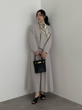 「URBAN RESEARCH ROSSO WOMEN（アーバンリサーチ　ロッソ）のアイテム（ジャケット/アウター）」を使った、美波さん（レディース・158cm）の冬コーディネート