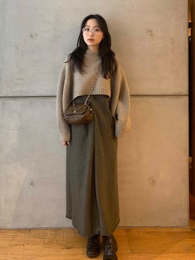 美波さん（レディース・158cm）の秋コーディネート