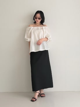 美波さん（レディース・158cm）の春コーディネート