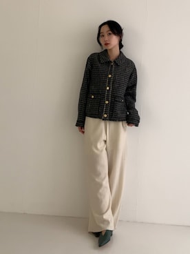 「アイテム（その他シューズ）」を使った、美波さん（レディース・158cm・20代）の秋コーディネート