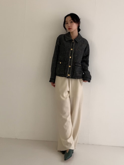 アルベロベロ　ツイードジャケット セール】F by ROSSO ベロアツイードジャケット（その他アウター）｜F