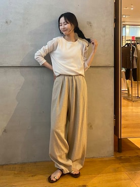 「かぐれ」｜美波さん（レディース・158cm）の夏コーディネート