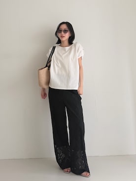 美波さん(レディース・158cm)の夏コーディネート