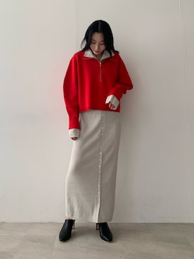 「アイテム（その他シューズ）」を使った、美波さん（レディース・158cm・20代）の秋コーディネート