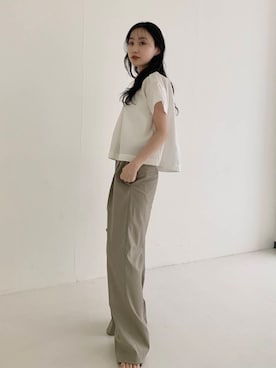美波さん（レディース・158cm）の春コーディネート