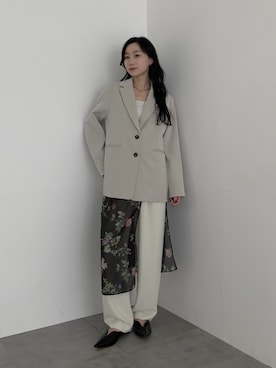 美波さん（レディース・158cm）の冬コーディネート