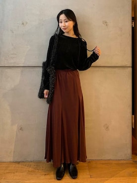 美波さん（レディース・158cm）の秋コーディネート