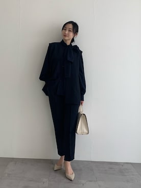 美波さん（レディース・158cm）の冬コーディネート