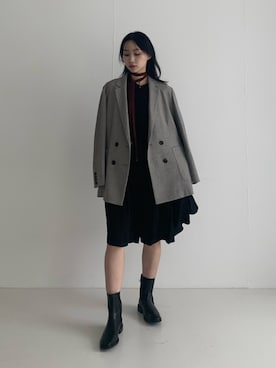 「甘辛mix」｜美波さん（レディース・158cm）の秋コーディネート