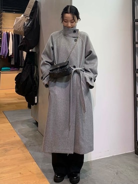 美波さん（レディース・158cm）の冬コーディネート