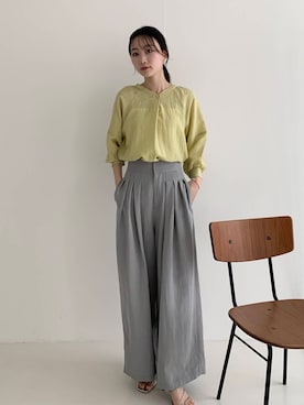 美波さん（レディース・158cm）の春コーディネート