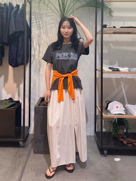 美波さん（レディース・158cm）の夏コーディネート