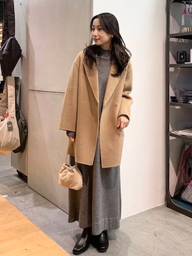 「URBAN RESEARCH ROSSO WOMEN（アーバンリサーチ　ロッソ）のアイテム」を使った、美波さん（レディース・158cm）の冬コーディネート