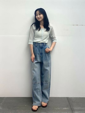 美波さん（レディース・158cm）の夏コーディネート