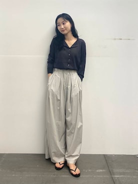 美波さん（レディース・158cm）の夏コーディネート