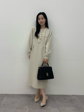 「URBAN RESEARCH ROSSO WOMEN（アーバンリサーチ　ロッソ）のアイテム」を使った、美波さん（レディース・158cm）の冬コーディネート
