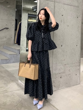 GANNI（ガニー）の「GANNI レオパードマキシスカート（スカート）」 - WEAR