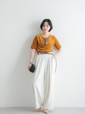 美波さん(レディース・158cm)の夏コーディネート