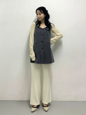 美波さん(レディース・158cm)の秋コーディネート