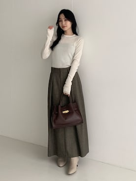 美波さん（レディース・158cm）の秋コーディネート