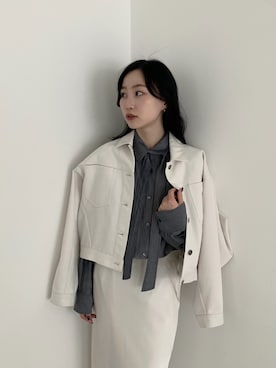 美波さん(レディース・158cm)の冬コーディネート