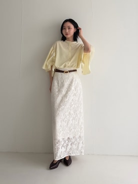 美波さん(レディース・158cm)の春コーディネート