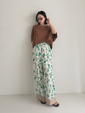 美波さん(レディース・158cm)の春コーディネート
