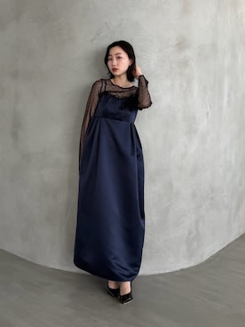 美波さん（レディース・158cm）の冬コーディネート