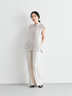 「オフィス」｜美波さん（レディース・158cm）の春コーディネート