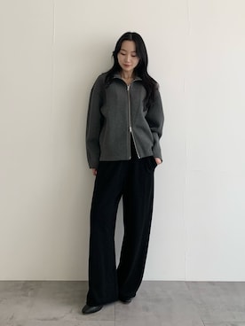 「アイテム（その他シューズ）」を使った、美波さん（レディース・158cm・20代）の秋コーディネート