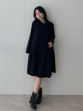 「アイテム（ワンピース/ドレス）」を使った、美波さん（レディース・158cm・20代）の夏コーディネート