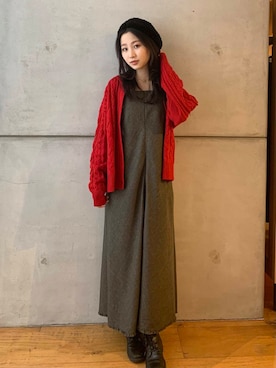 「FORK&SPOON」｜美波さん（レディース・158cm）の秋コーディネート