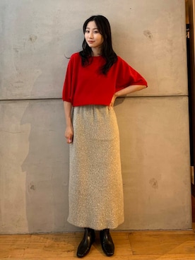 美波さん（レディース・158cm）の秋コーディネート