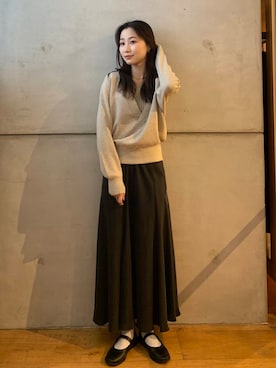 「アーバンリサーチ」｜美波さん（レディース・158cm）の秋コーディネート