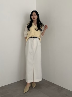 美波さん(レディース・158cm)の冬コーディネート