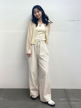 美波さん（レディース・158cm）の夏コーディネート