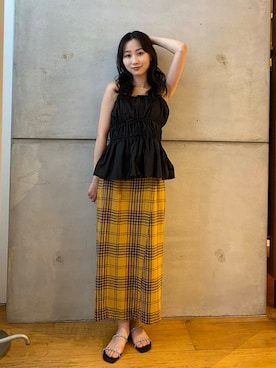 美波さん(レディース・158cm)の夏コーディネート