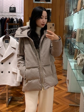 「アイテム（その他アウター）」を使った、美波さん（レディース・158cm・20代）の冬コーディネート