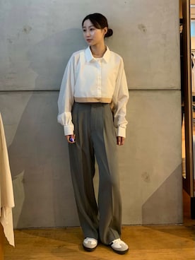 「アーバンリサーチ」｜美波さん（レディース・158cm）の秋コーディネート