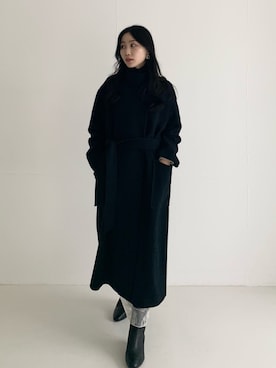 「アイテム（その他アウター）」を使った、美波さん（レディース・158cm）の秋コーディネート