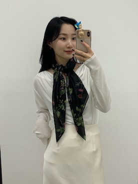 美波さん（レディース・158cm）の冬コーディネート