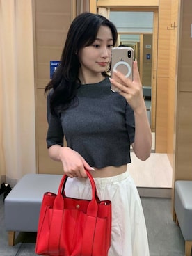 「かぐれ」｜美波さん（レディース・158cm）の夏コーディネート