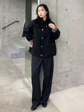 「URBANRESEARCH」｜「アイテム（ブーツ）」を使った、美波さん（レディース・158cm）の冬コーディネート