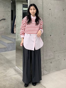 「URBANRESEARCH」｜「アイテム（ブーツ）」を使った、美波さん（レディース・158cm）の冬コーディネート