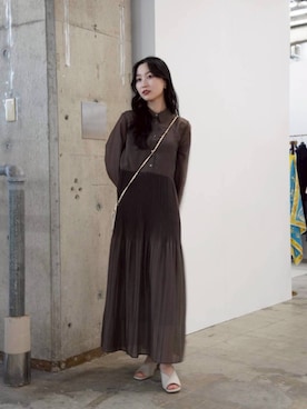 美波さん（レディース・158cm）の冬コーディネート