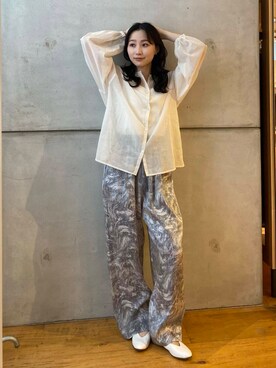 「かぐれ」｜美波さん（レディース・158cm）の夏コーディネート