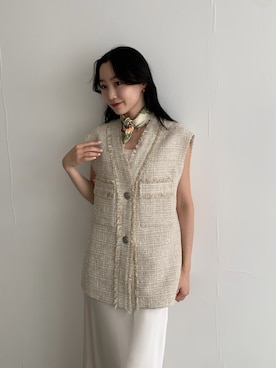 美波さん（レディース・158cm）の冬コーディネート