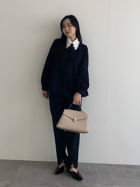 美波さん（レディース・158cm）の冬コーディネート