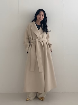 「アイテム（テーラードジャケット）」を使った、美波さん（レディース・158cm）の秋コーディネート